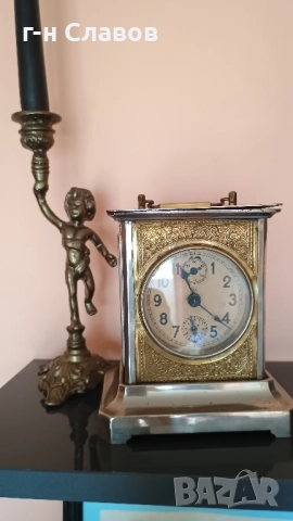 Very Rare Antique 1890 Musical Clock JUNGHANS Joker German Laterna / Alarm Clock