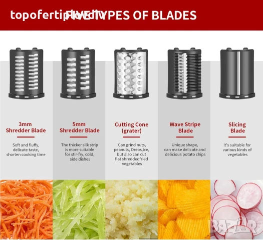 KitchenAid Ренде/приставка за рязане за KitchenAid, снимка 5 - Кухненски роботи - 50936640