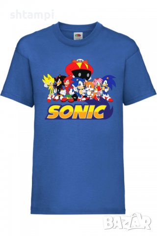 Детска тениска Sonic and friends 002,Соник,Игра,Изненада,Подарък,Празник,Повод, снимка 8 - Детски тениски и потници - 37434989