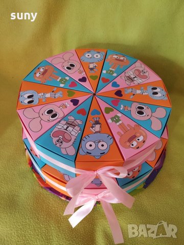 Картонена торта Гъмбол, снимка 2 - Други - 27522056