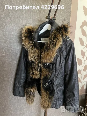Яке с подвижна гарнитура от лисица, снимка 3 - Якета - 48777199