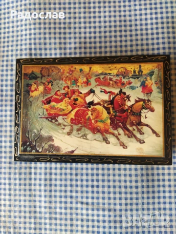 руска дървена кутия