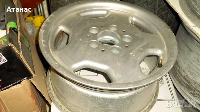 Оригинални алуминиеви джанти / моноблок /за Мерцедес Mercedes 15 цола - 2броя, снимка 3 - Гуми и джанти - 50764771