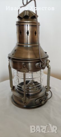 Корабен фенер- реплика, снимка 4 - Антикварни и старинни предмети - 37956355