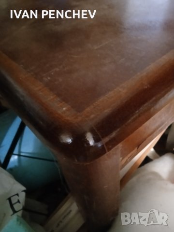 Продавам дизайнерска масичка разтегателна дървена, снимка 6 - Маси - 35654992