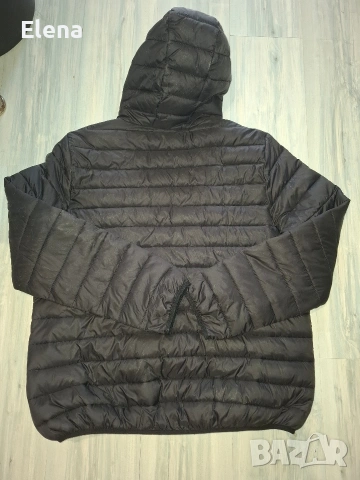 Мъжко черно яке с качулка,2хл, снимка 2 - Якета - 53350384