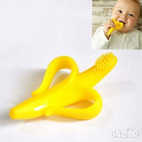 Бананче гризалка за чесане и миене на зъби 