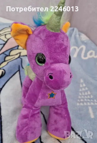 Нов плюшен цветен сладур Еднорог, снимка 6 - Плюшени играчки - 49828873