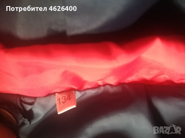 Продавам тъмно сиво детско марково яке за пролета и есента-GYM, снимка 6 - Якета - 52107026