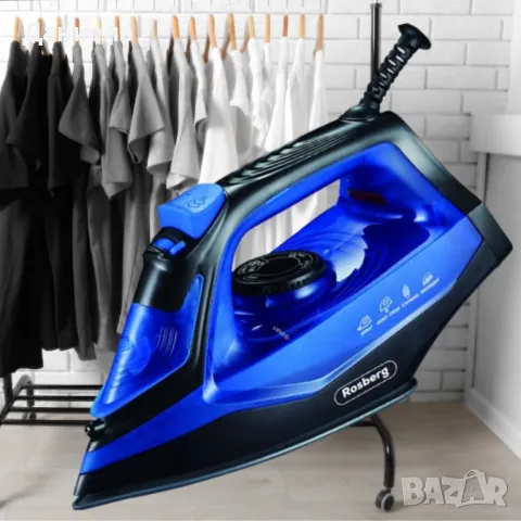 Ютия Rosberg, 2200W, 160мл., Керамична плоча 2 ГОДИНИ ГАРАНЦИЯ, снимка 3 - Други стоки за дома - 49214228