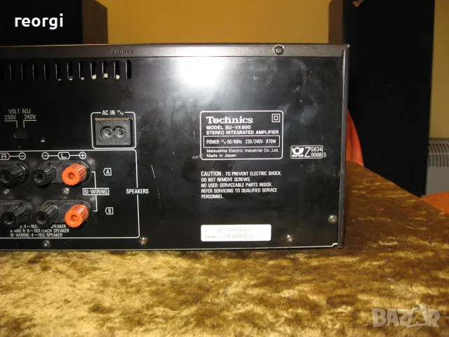 Technics--SU-VX-800 -интегрален усилвател--клас-АА, снимка 6 - Ресийвъри, усилватели, смесителни пултове - 47565972