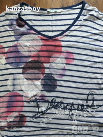 desigual - страхотна дамска тениска, снимка 3 - Тениски - 32436883