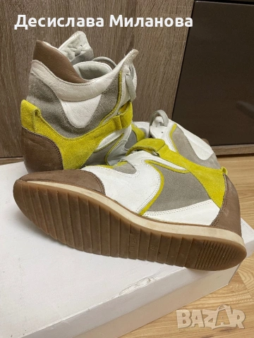 Обувки ест.кожа и велур Elena Lachi-номер 40, но по скоро отговарят на 41, снимка 6 - Дамски ежедневни обувки - 53223965