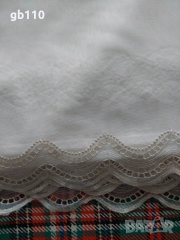 Плат за перде с фина бродерия, снимка 3 - Пердета и завеси - 53227044