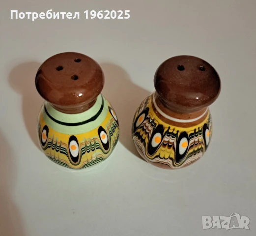 Автентични Керамични съдове - Гърне, Кана ,Свещник и Пепелник, снимка 7 - Градински мебели, декорация  - 36739493