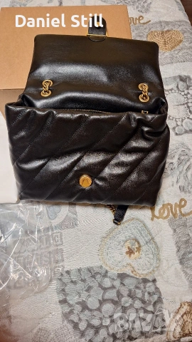 Дамска оригинална чанта Pinko Love Puff Maxi, снимка 6 - Чанти - 53128302