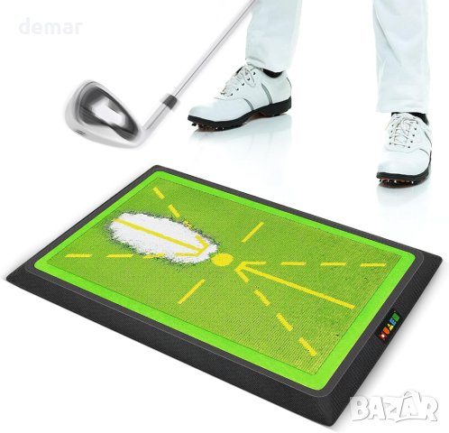JIMITOP Golf Swing Mat 30х43 см уширена дъска за люлеене на дъска за тренировки по голф на закрито, снимка 5 - Голф - 44071737