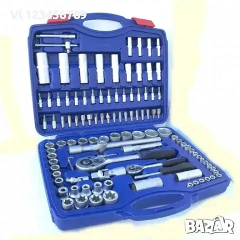 Гедоре Комплект KraftWelle , 108 Части, Хром/Ванадий, 1/4 И 1/2., снимка 2 - Гедорета - 50789887