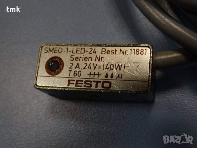 Индуктивни датчици Festo SIE-M5S, SIE-M8S, SMEO-1, снимка 13 - Резервни части за машини - 32844655