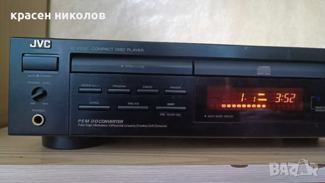 JVC XL-V252 Compact Disc CD player, снимка 3 - Ресийвъри, усилватели, смесителни пултове - 51523540