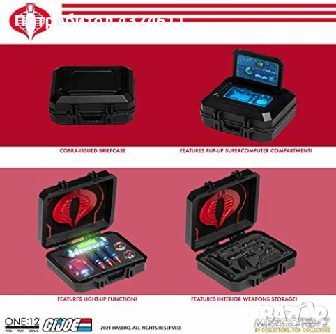 Колекционерска фигурка, Mezco Toyz, Destro – G.I. Joe One 12 Collective, снимка 6 - Фигурки - 52901784