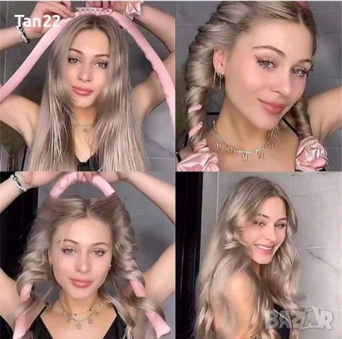 Сатенена лента за къдрици, снимка 2 - Аксесоари за коса - 52957302