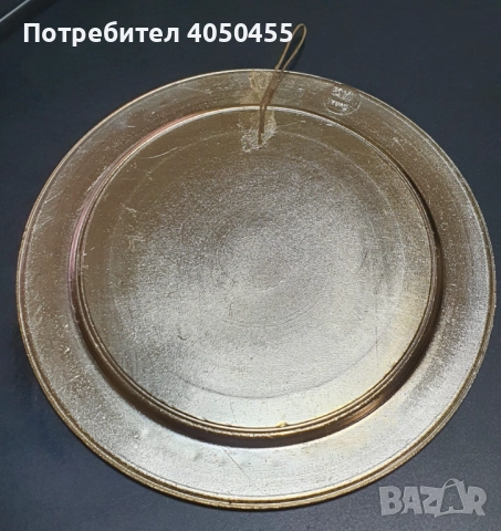 Сувенирна метална чиния , снимка 2 - Други ценни предмети - 52494397