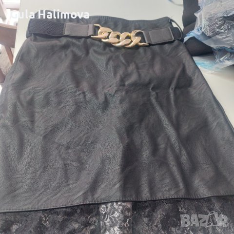 Дамска   кожена пола, снимка 2 - Поли - 43361635