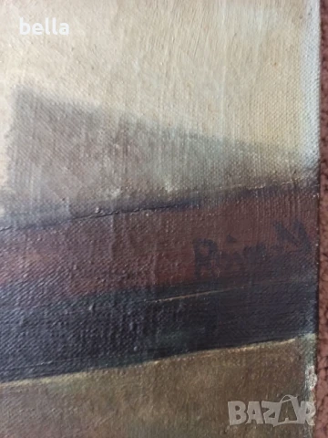 СТАРА ОРИГИНАЛНА ГОЛЯМА МАЙСТОРСКА ТВОРБА -ГОЛО ТЯЛО, снимка 4 - Антикварни и старинни предмети - 50820826