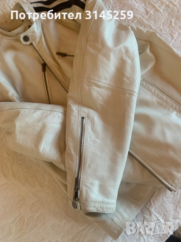 Мъжко кожено яке, снимка 3 - Якета - 52921515