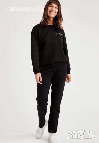 Черна блуза DeFacto XL, снимка 3 - Блузи с дълъг ръкав и пуловери - 32313563