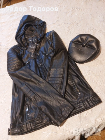Продавам кожено яке ново размер хл, снимка 3 - Якета - 53468208
