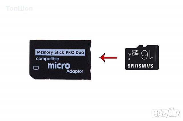 Memory Stick MS Pro Duo Adapter PSP, снимка 4 - Кабели и адаптери - 27537899