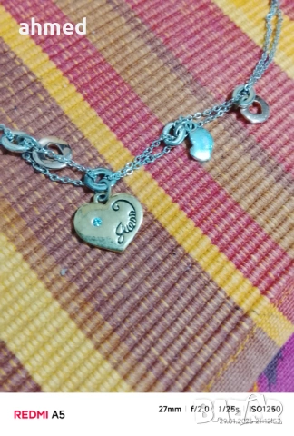 Красиво посребрено колиеGUess, снимка 6 - Колиета, медальони, синджири - 53276435