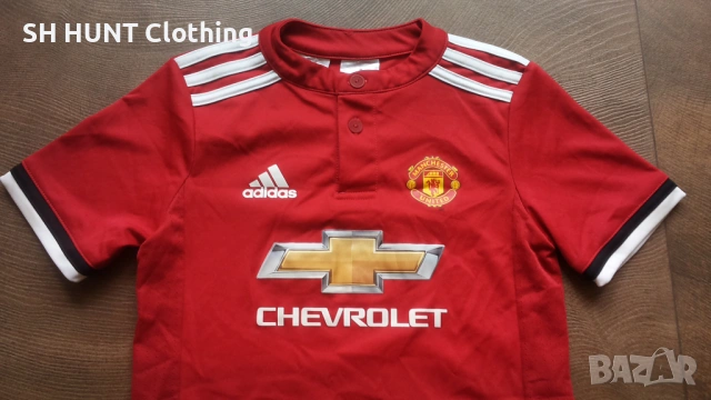 Adidas FC MANCHESTER UNITED Kids Football T-Shirt Размер 5-6 г / 116 см детска футболна тениска 9-66, снимка 3 - Детски тениски и потници - 53126660