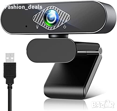 Нова USB Уеб камера за компютър лаптоп с микрофон 1080p влог Youtube