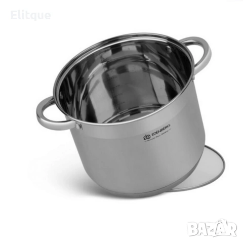 Комплект съдове за готвене EDENBERG EB-4010 - сет от 12 части с многослойно дъно, снимка 12 - Други - 53389291