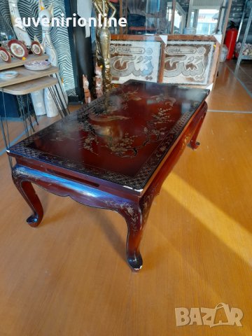 Червена китайска маса, снимка 2 - Антикварни и старинни предмети - 43657623