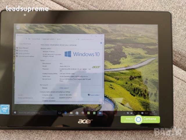 Acer Aspire SW5-014  Atom x5-Z8300 2gb windows 10, снимка 4 - Таблети - 42935485