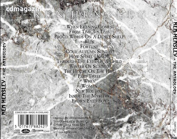 Компакт дискове CD Ken Hensley ‎– The Ken Hensley Anthology, снимка 2 - CD дискове - 35041474