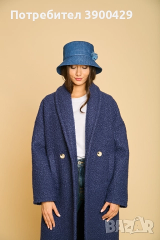 Дамско Вълнено Палто Robbin coat, снимка 2 - Палта, манта - 52183861