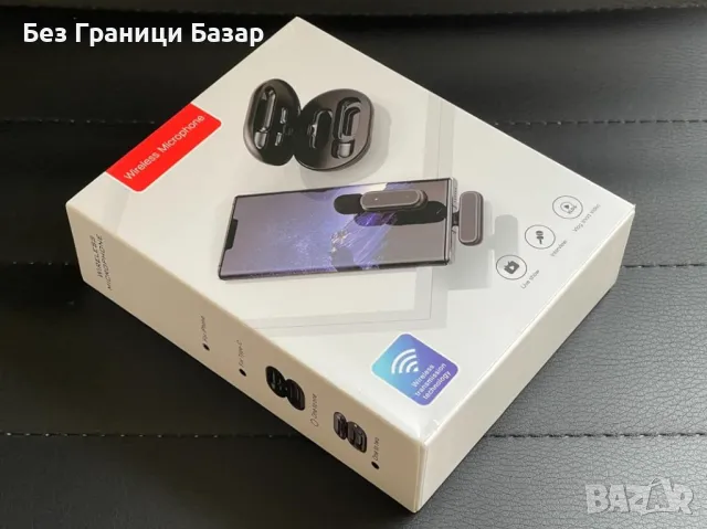 Нов Безжичен лавалиер микрофон с шумопотискане и дълъг живот на батерията, снимка 8 - Микрофони - 47278472