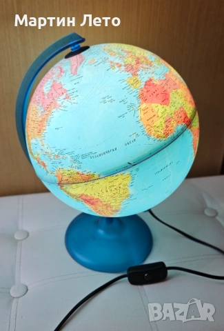 Светещ глобус 25 см. Страхотен!, снимка 3 - Ученически пособия, канцеларски материали - 53147085