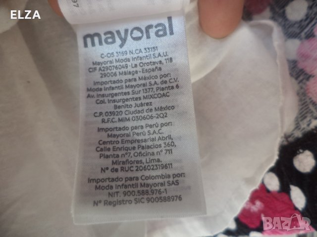 КАТО НОВА рокля  " MAYORAL " ръст 110см -15 лв, снимка 3 - Детски рокли и поли - 33034815