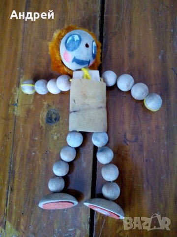 Стара дървена кукла, снимка 2 - Други ценни предмети - 27453635