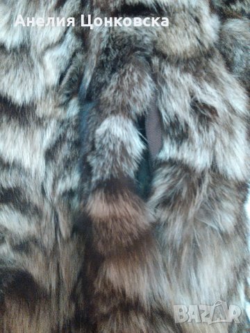 Зимно палто естествен косъм цели кожи, снимка 4 - Палта, манта - 27695134