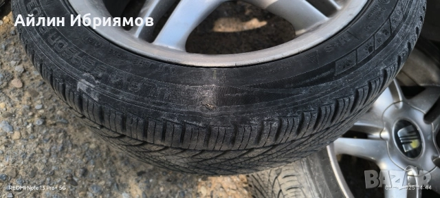 Оригинални джанти с гуми Seat 17 5x100 57,1, снимка 4 - Гуми и джанти - 51648132