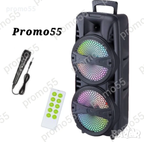 ПРОМО! Голяма Караоке Колона 60см. 16 инча Тонколона с Микрофон и Блутут, снимка 6 - Тонколони - 50507303