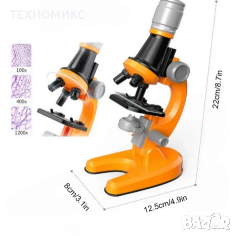 Детски научен микроскоп Scientific Microscope, снимка 3 - Образователни игри - 52257236