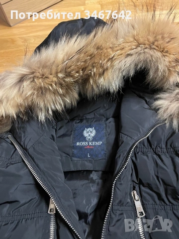 Яке с пухкава качулка, снимка 4 - Якета - 53474547